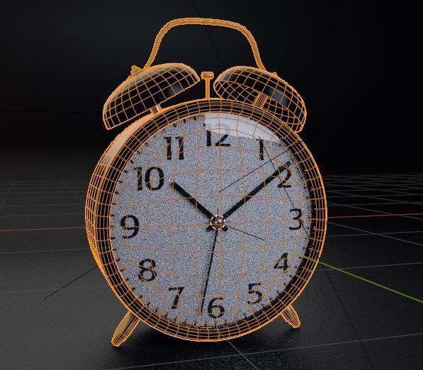 Alarm Clock pack - Low Poly Low-poly 3D model_4