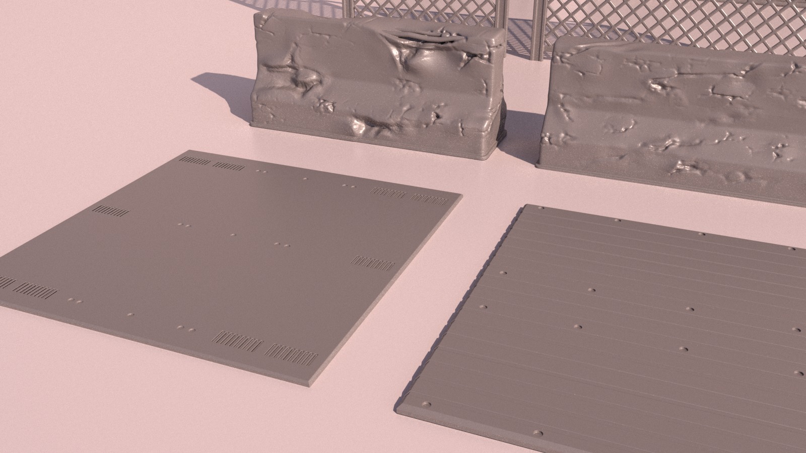 Set of 8 objects for the factory 3D print model_2