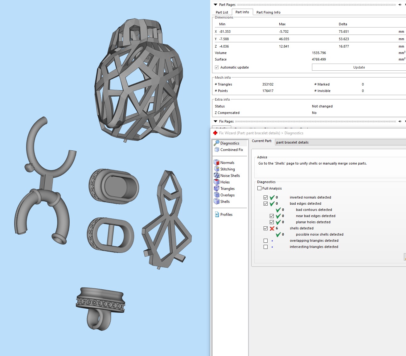Panther Bracelet 3D print model_6