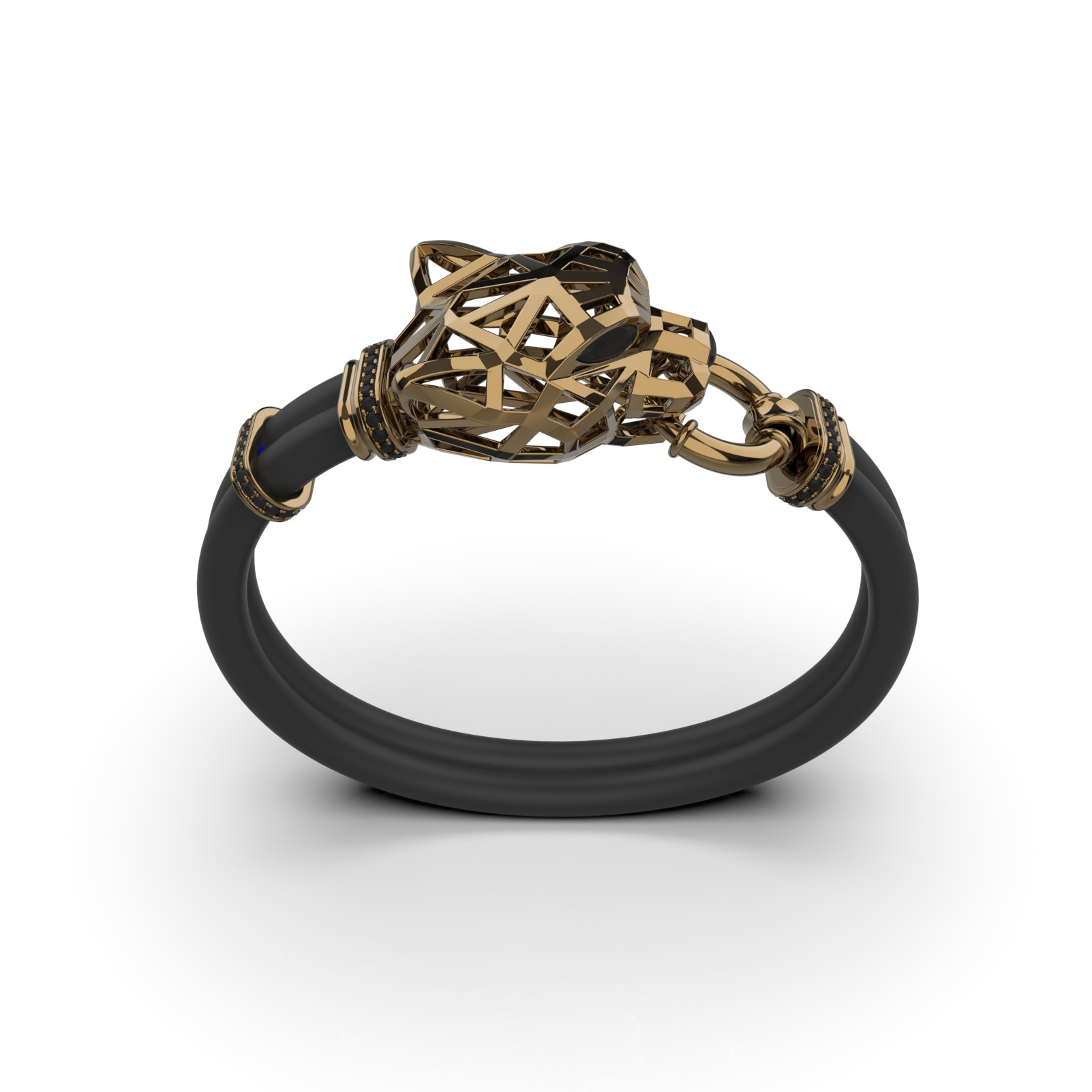 Panther Bracelet 3D print model_13