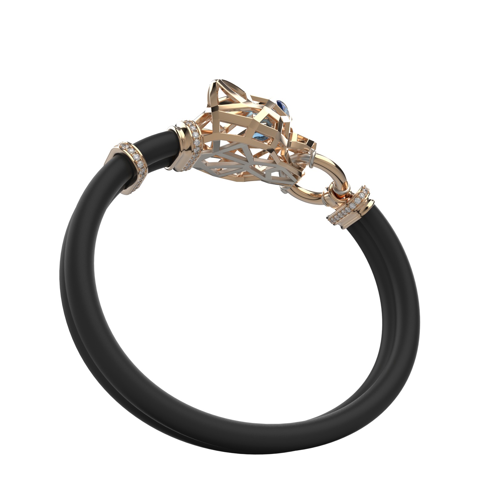 Panther Bracelet 3D print model_22