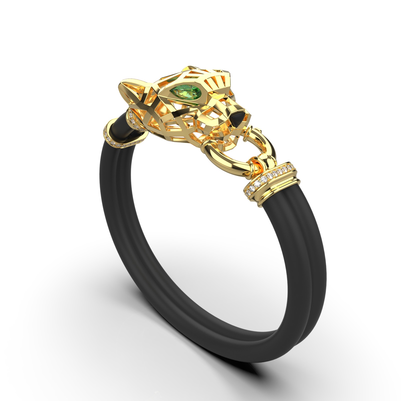 Panther Bracelet 3D print model_18