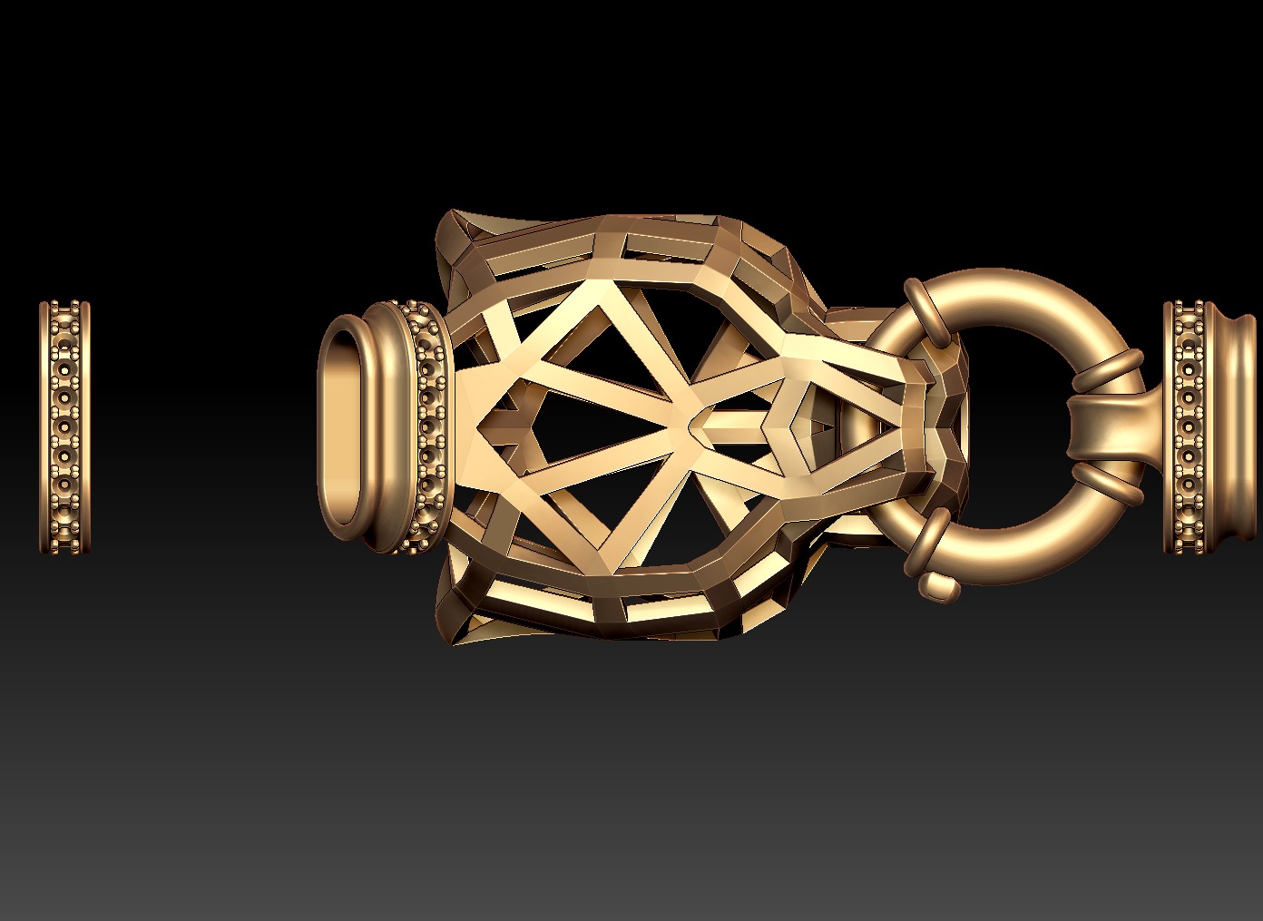 Panther Bracelet 3D print model_8