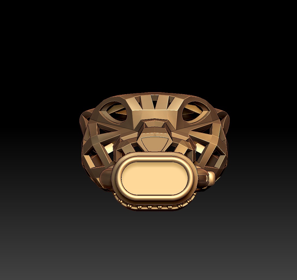 Panther Bracelet 3D print model_9