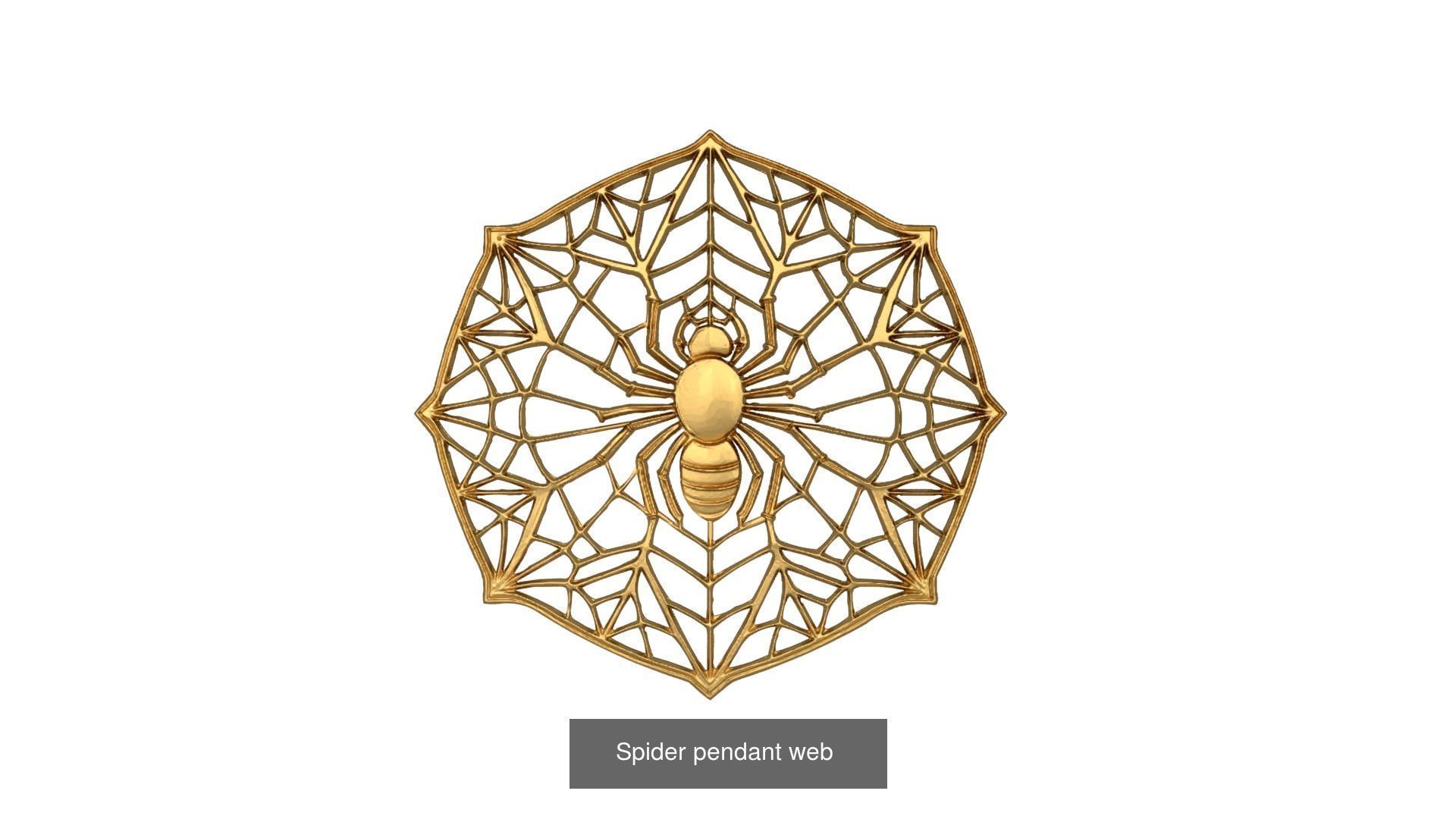 50 pendant printable jewelry 3D print model Pack 01 3D Model 3D Model Collection_42