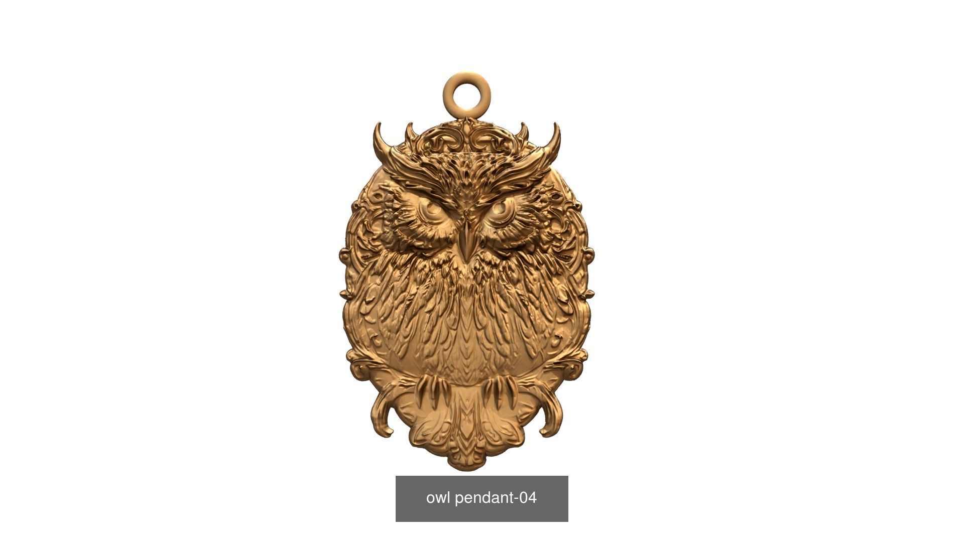 50 pendant printable jewelry 3D print model Pack 01 3D Model 3D Model Collection_9