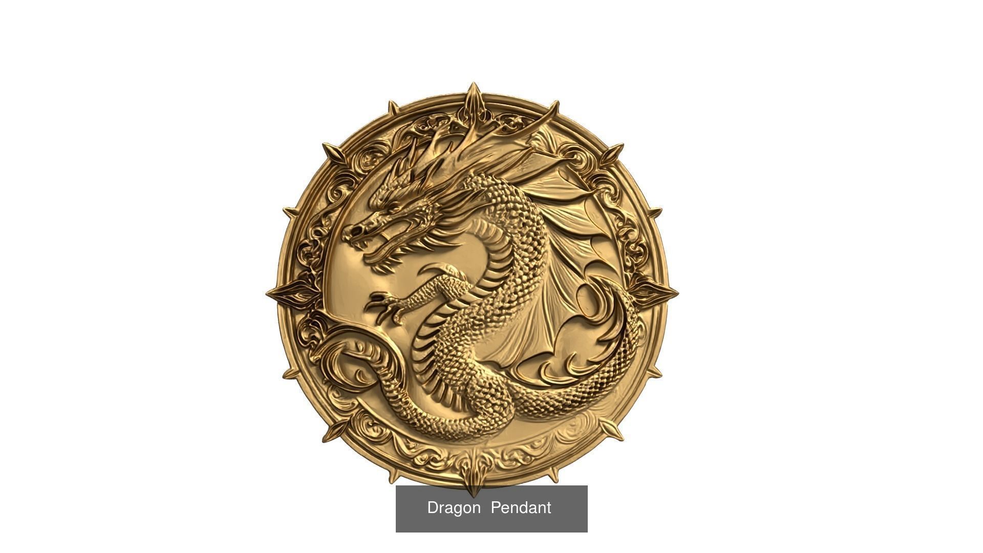 50 pendant printable jewelry 3D print model Pack 01 3D Model 3D Model Collection_40