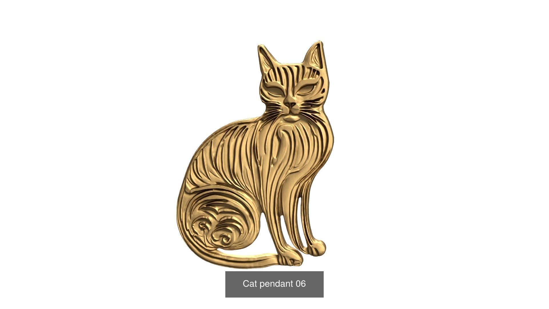 50 pendant printable jewelry 3D print model Pack 01 3D Model 3D Model Collection_54