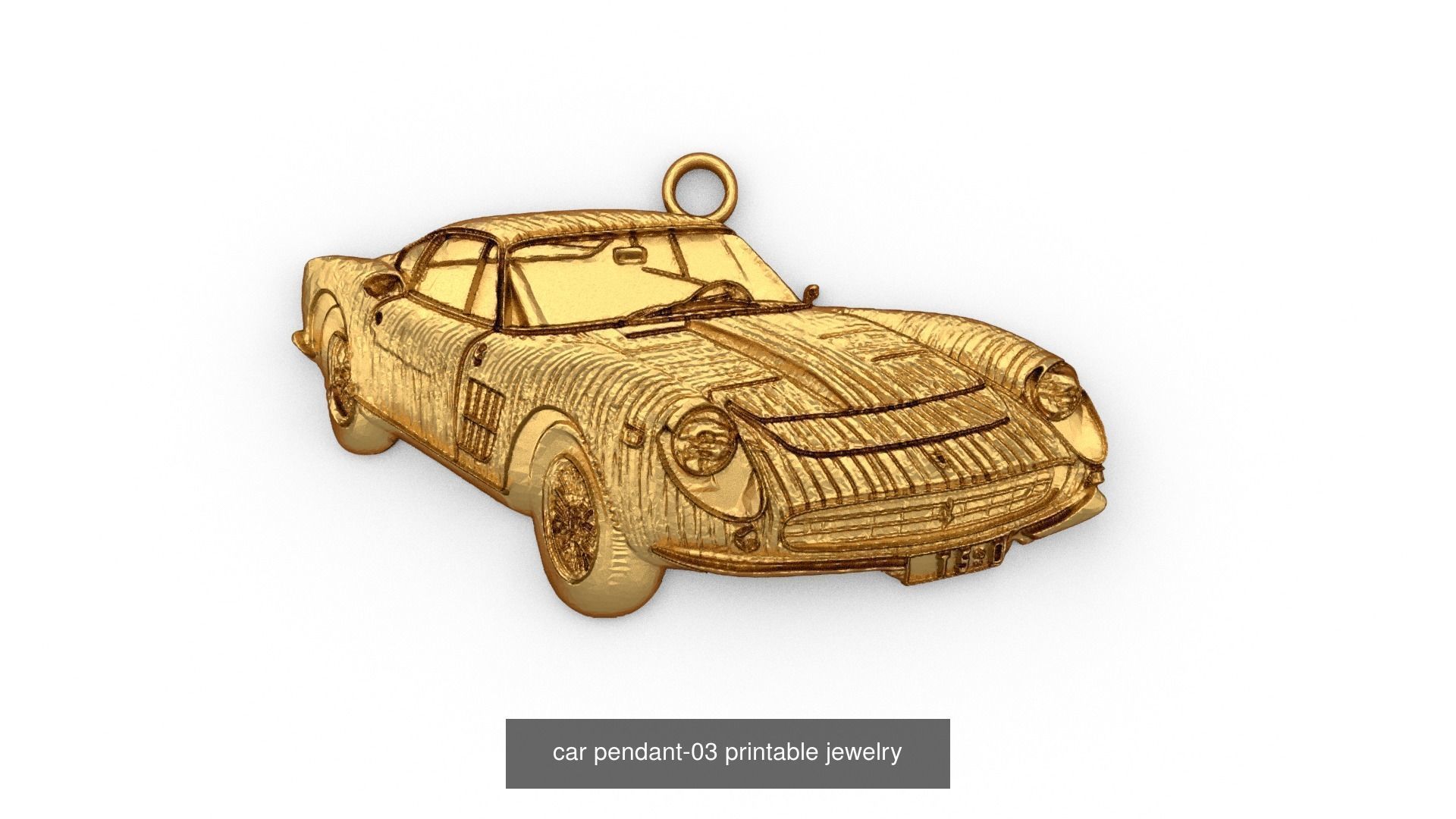 50 pendant printable jewelry 3D print model Pack 01 3D Model 3D Model Collection_19
