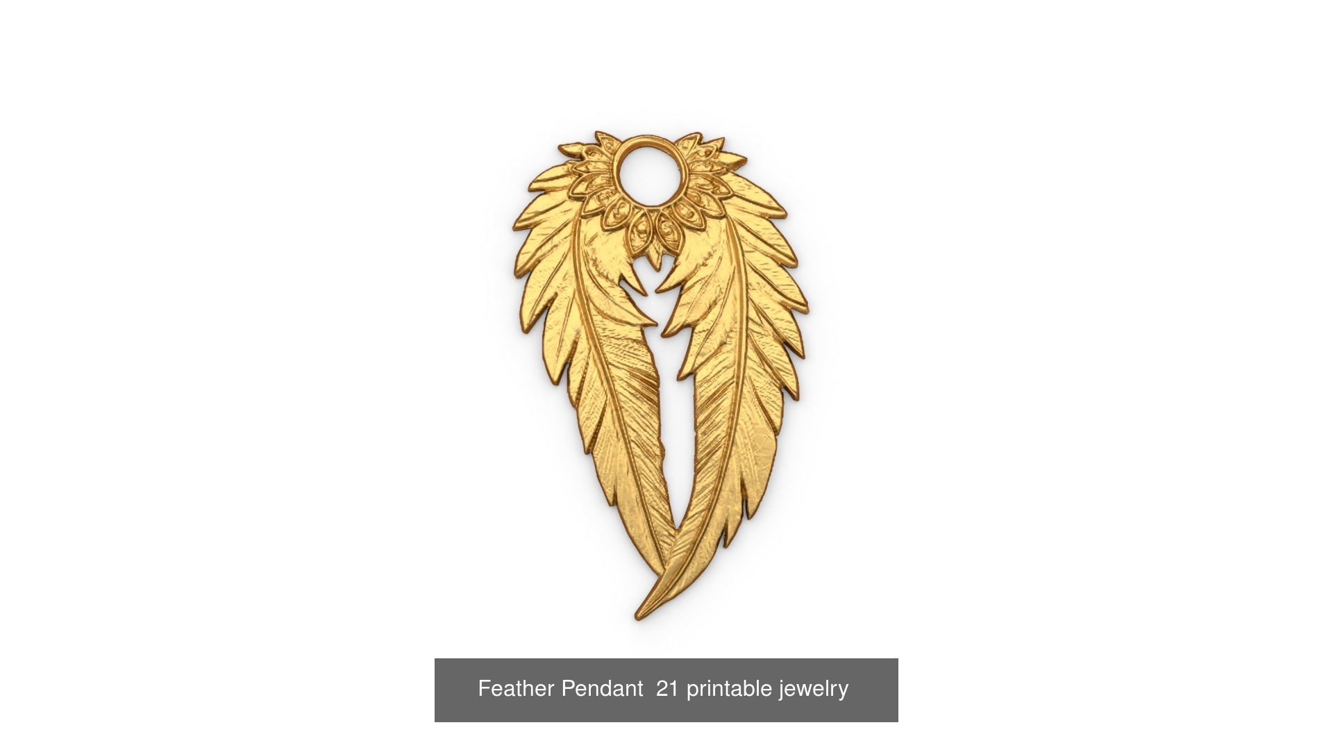 50 pendant printable jewelry 3D print model Pack 01 3D Model 3D Model Collection_29