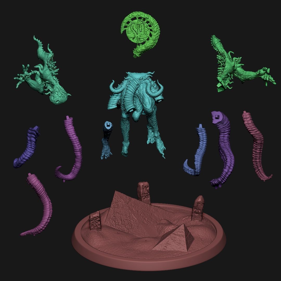 Nyarlathotep - The Crawling Chaos 3D print model_6
