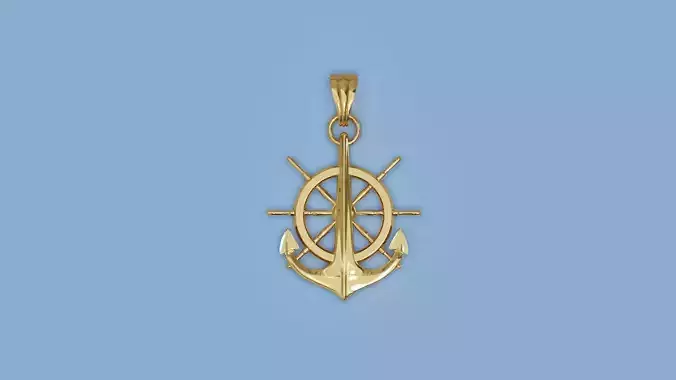  Ship Anchor Pendant
