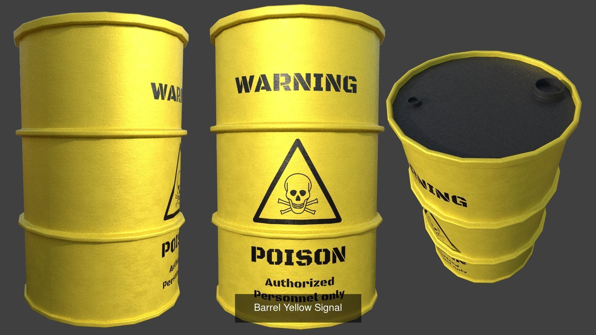 Collection of Barrel - Blue and Yellow _8