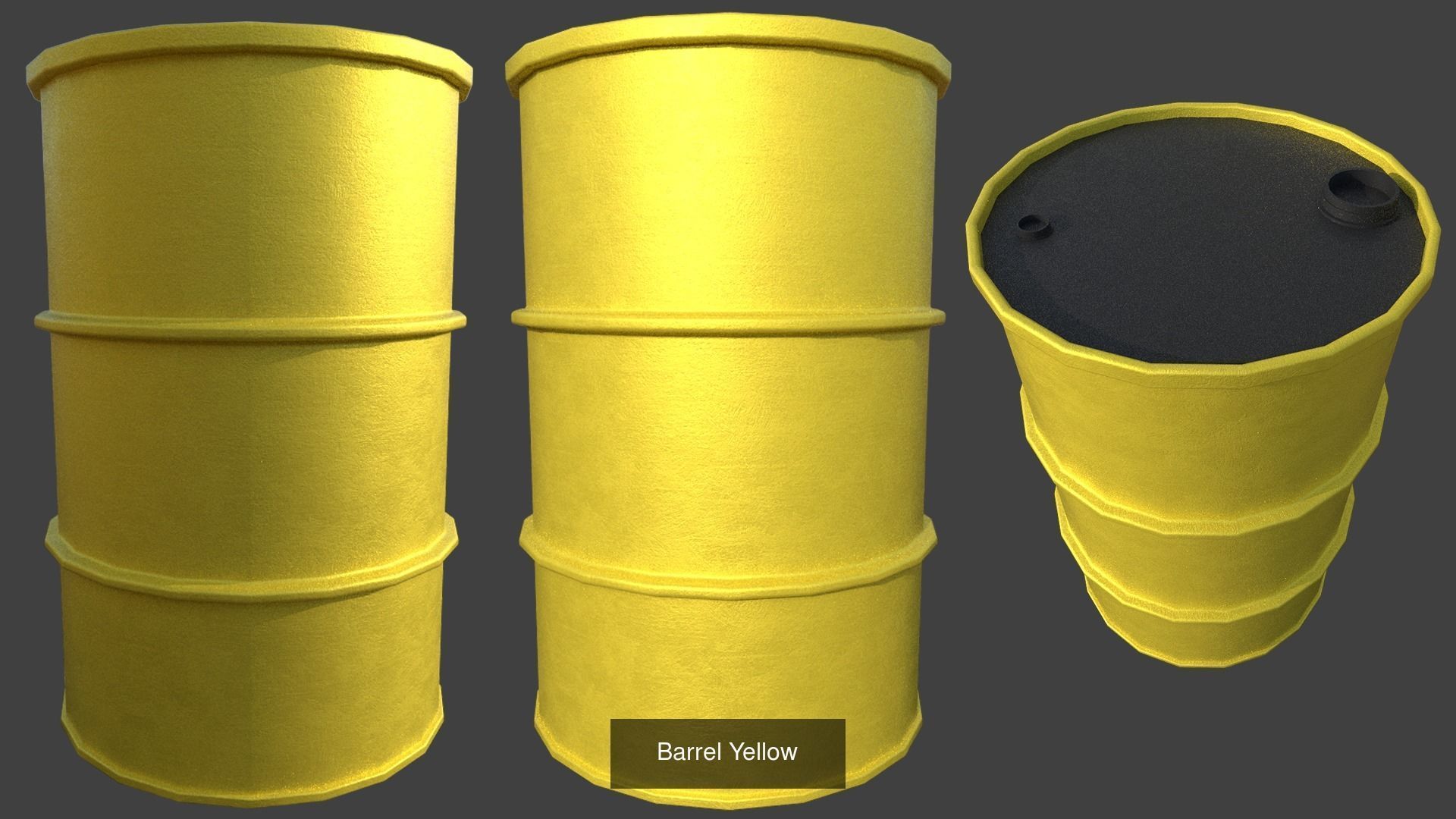 Collection of Barrel - Blue and Yellow _5