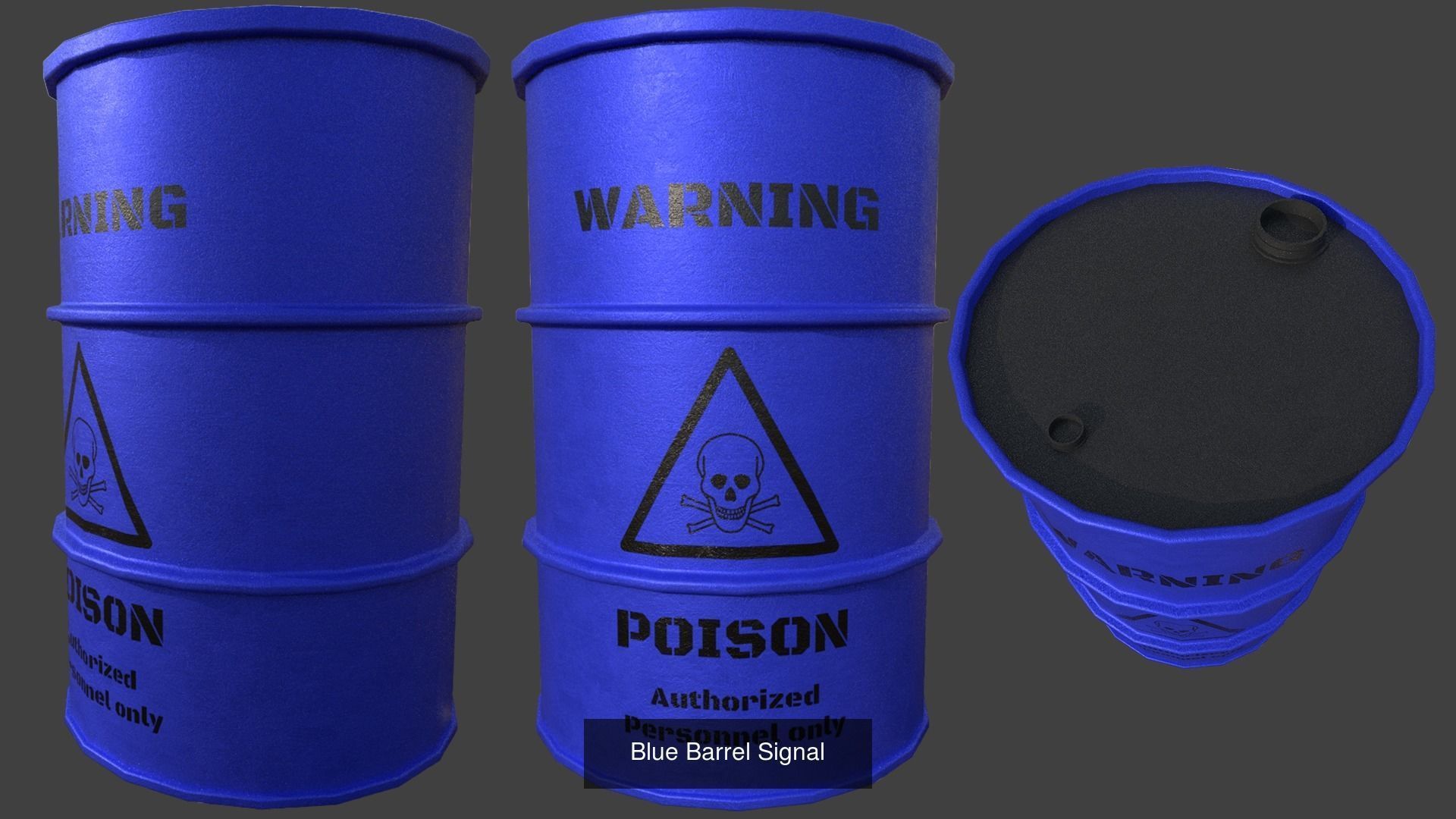 Collection of Barrel - Blue and Yellow _4