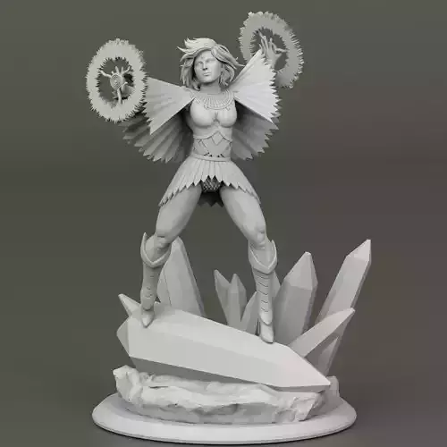 Teen Titans Kole 3D Model 3D print model