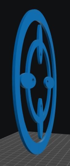 ayane blue archive halo 3D print model_2