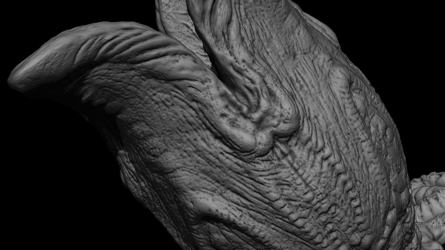 3D PRINTABLE ALIEN COVENANT OPEN AND CLOSED EGGS WITH ROOTS 3D print model_19