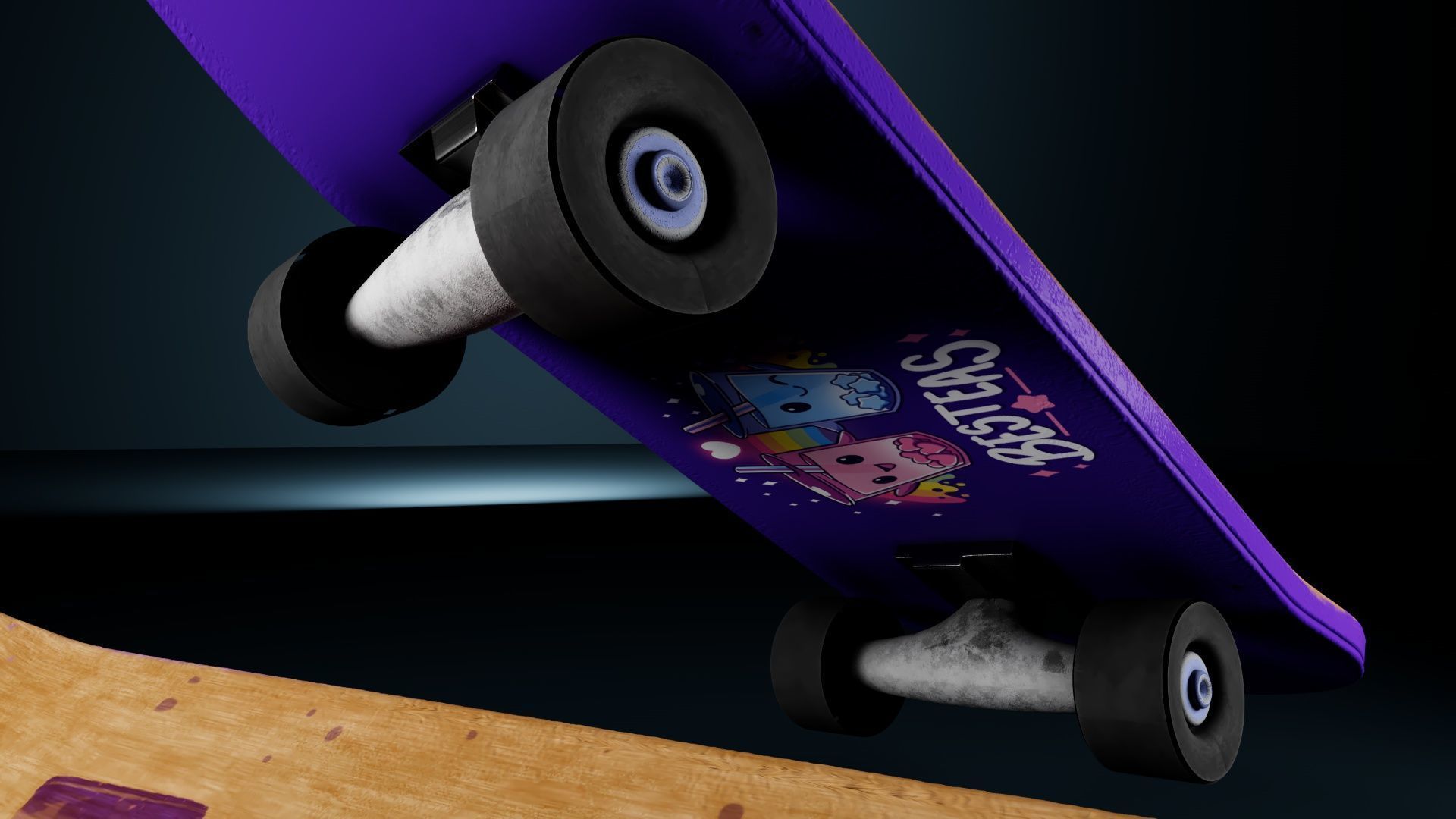 3D Skateboard Model 3D model_7