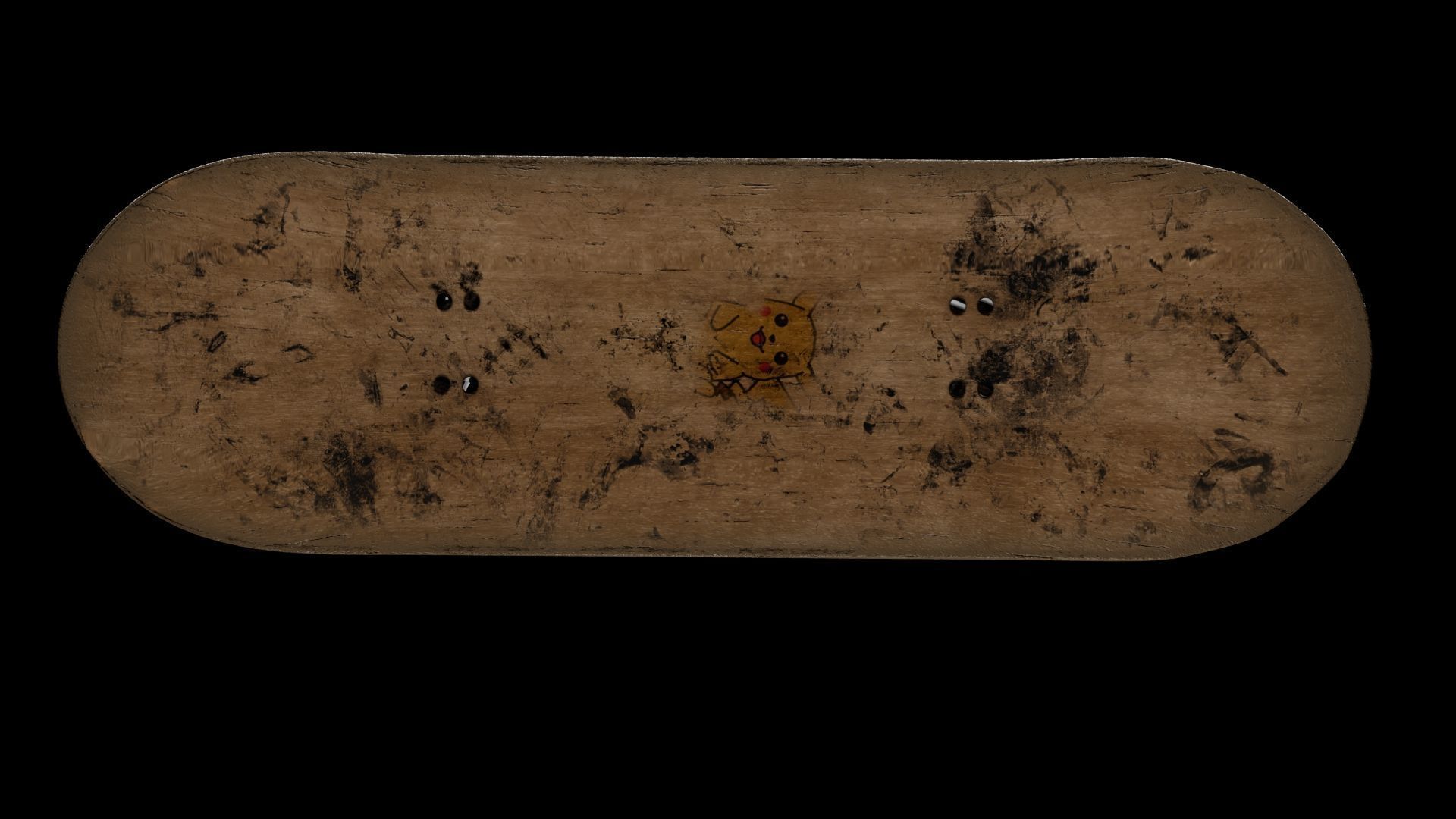 3D Skateboard Model 3D model_3