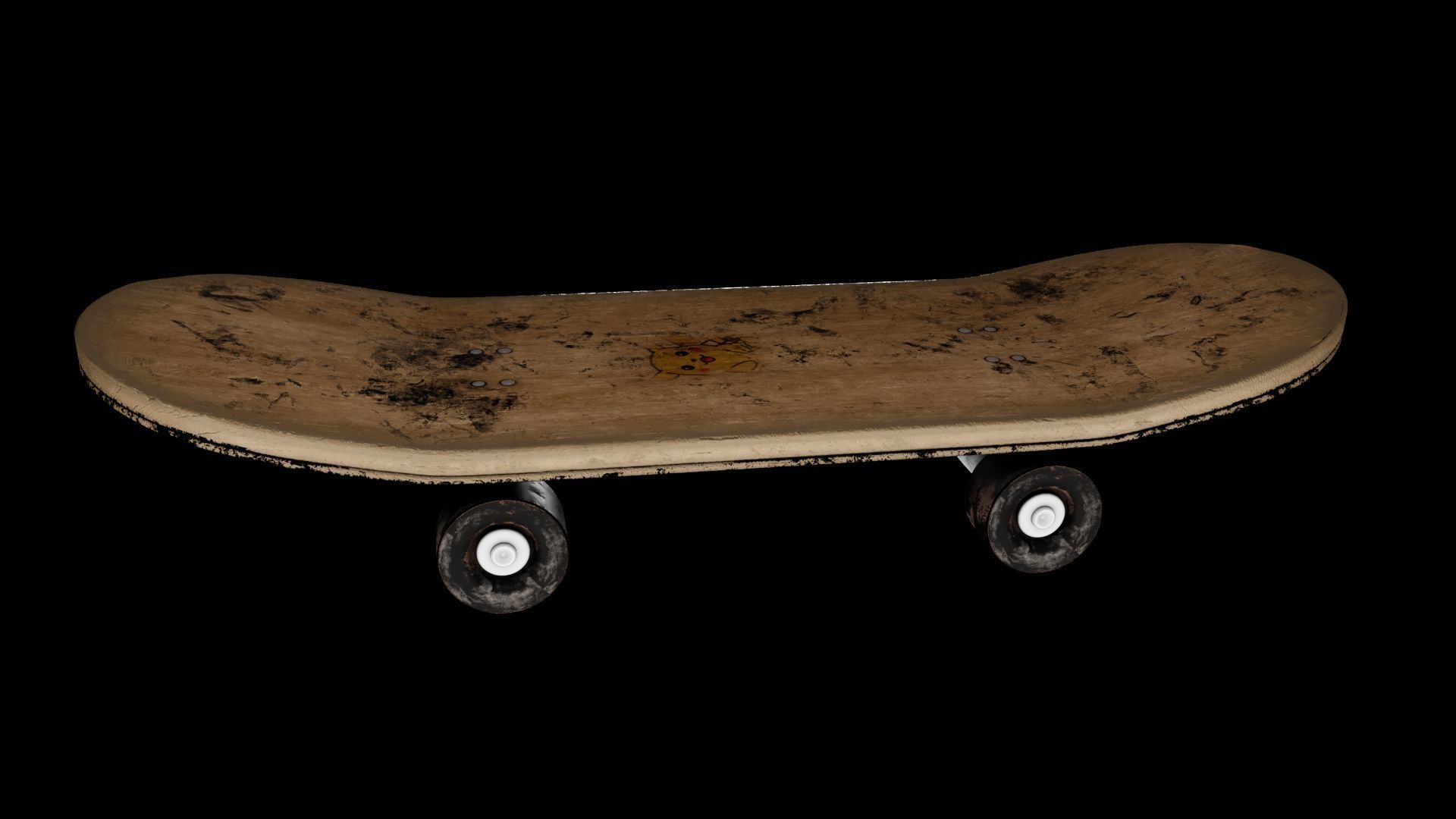 3D Skateboard Model 3D model_11