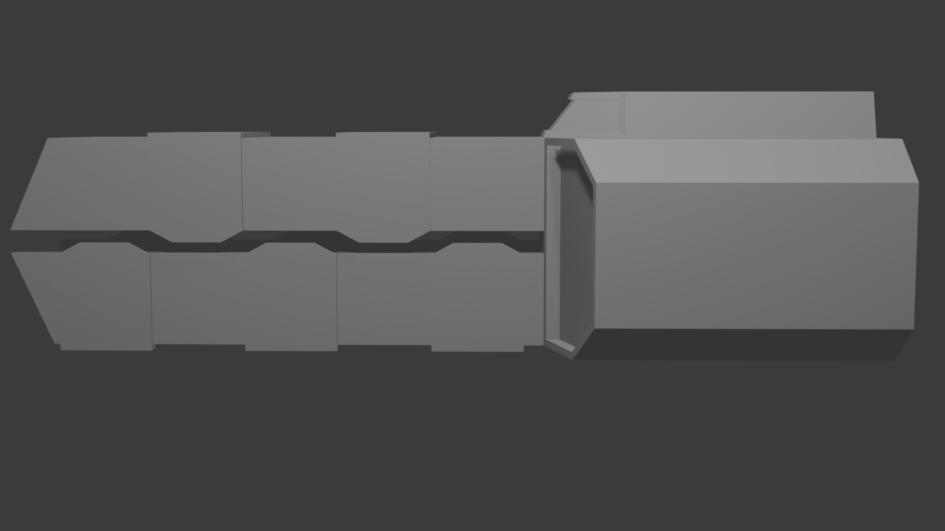 Simple Ship 3D model_2