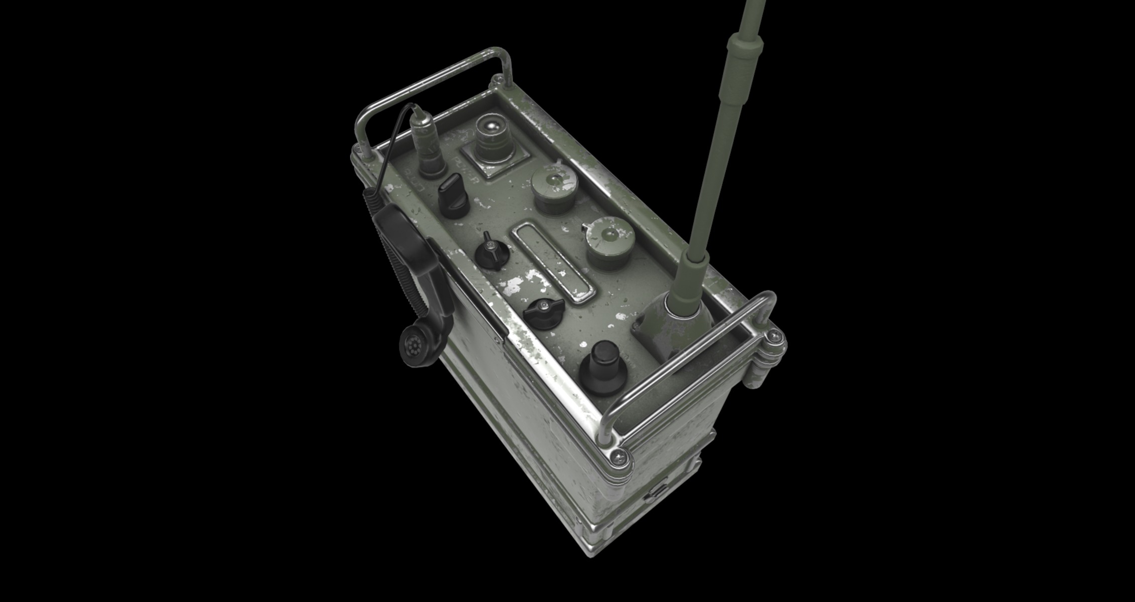 portable army radio 3D model_3