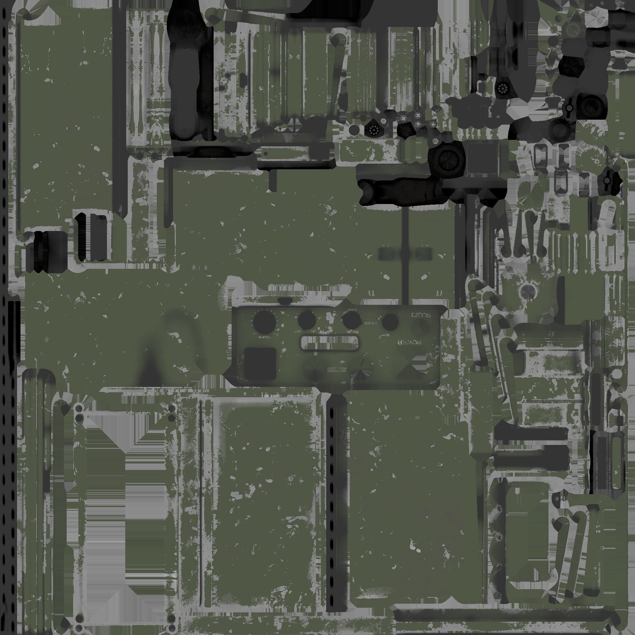 portable army radio 3D model_6