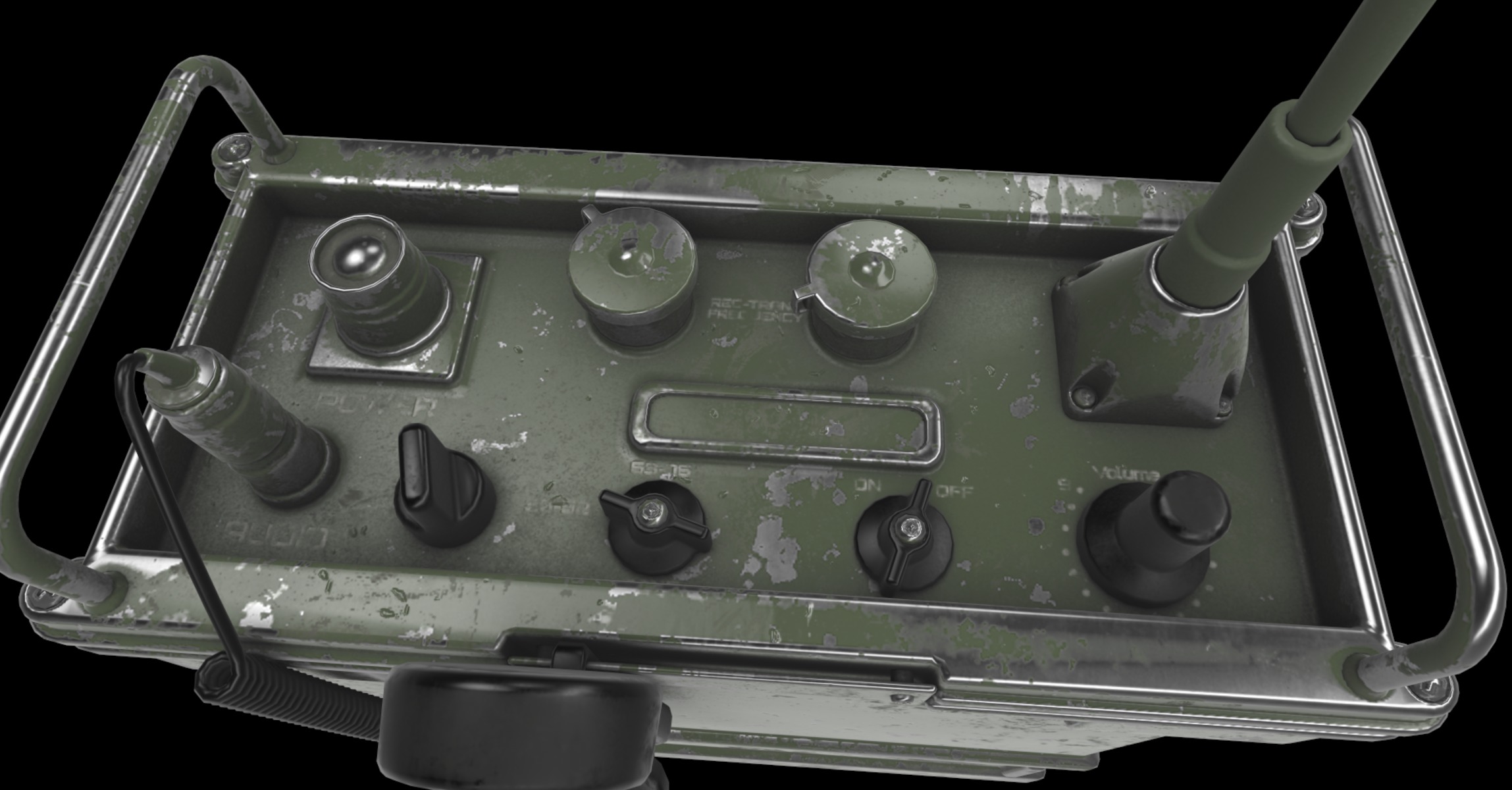portable army radio 3D model_4