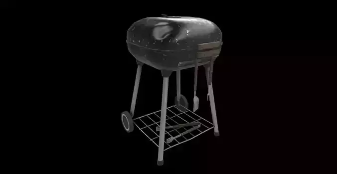 outdoor charcoal grill