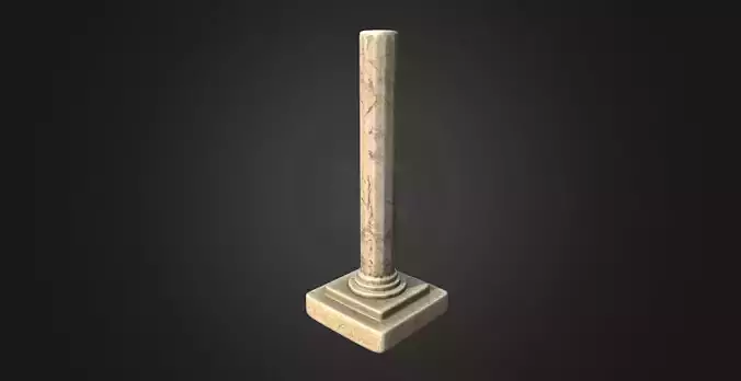 Roman Column 3D asset