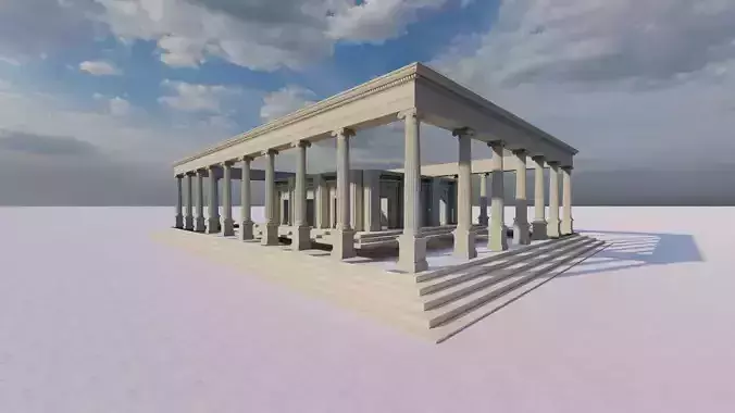 Parthenon-Historical Greek Temple 3D model Parthenon-Historical Greek Temple 3D model