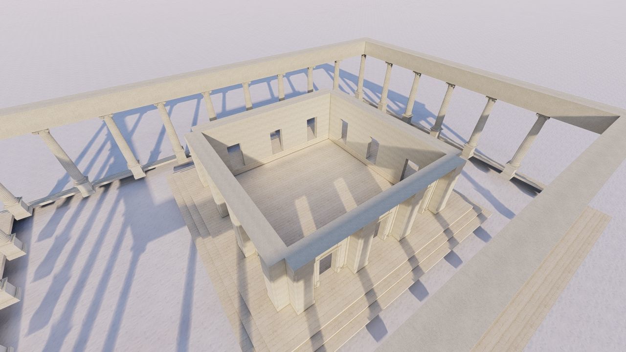 Parthenon-Historical Greek Temple 3D model_20