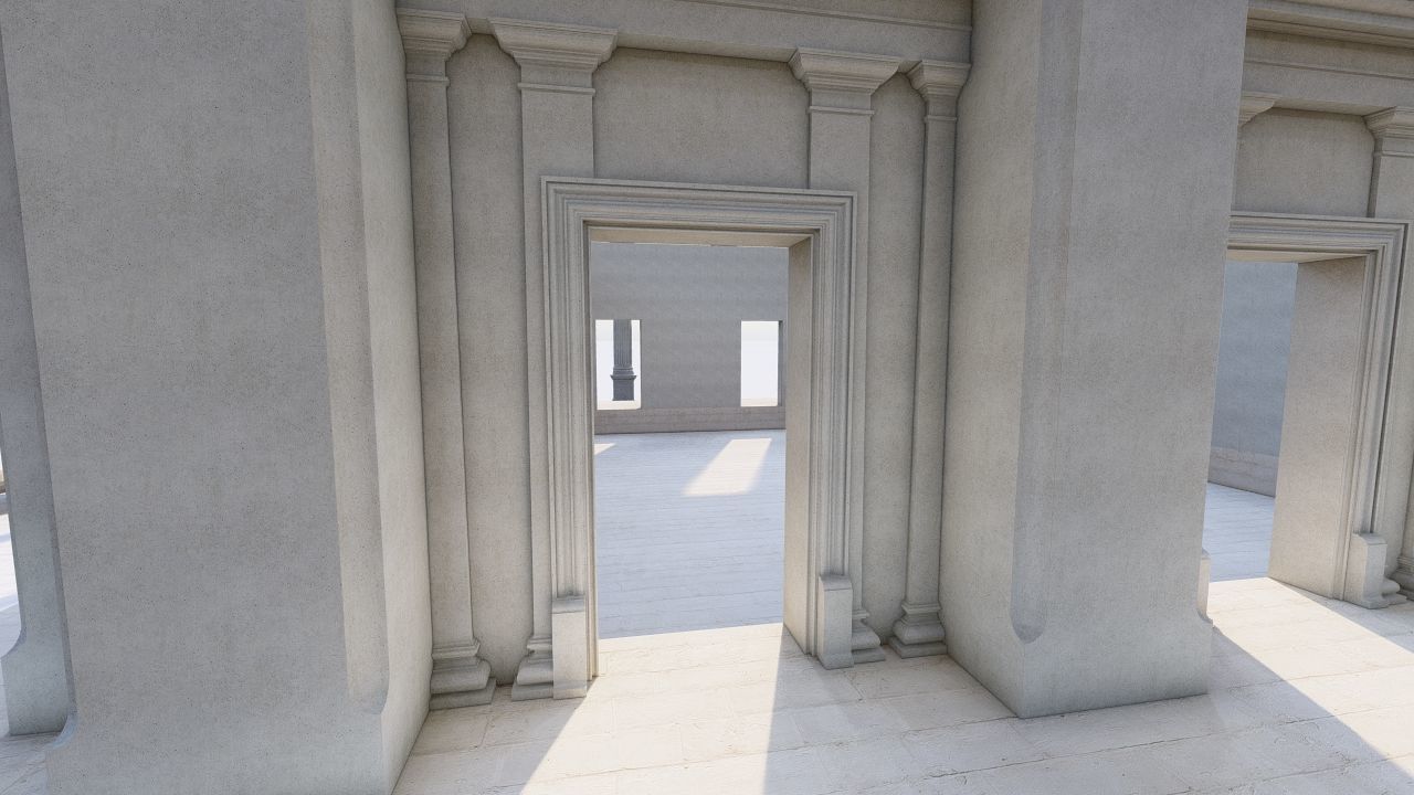 Parthenon-Historical Greek Temple 3D model_6