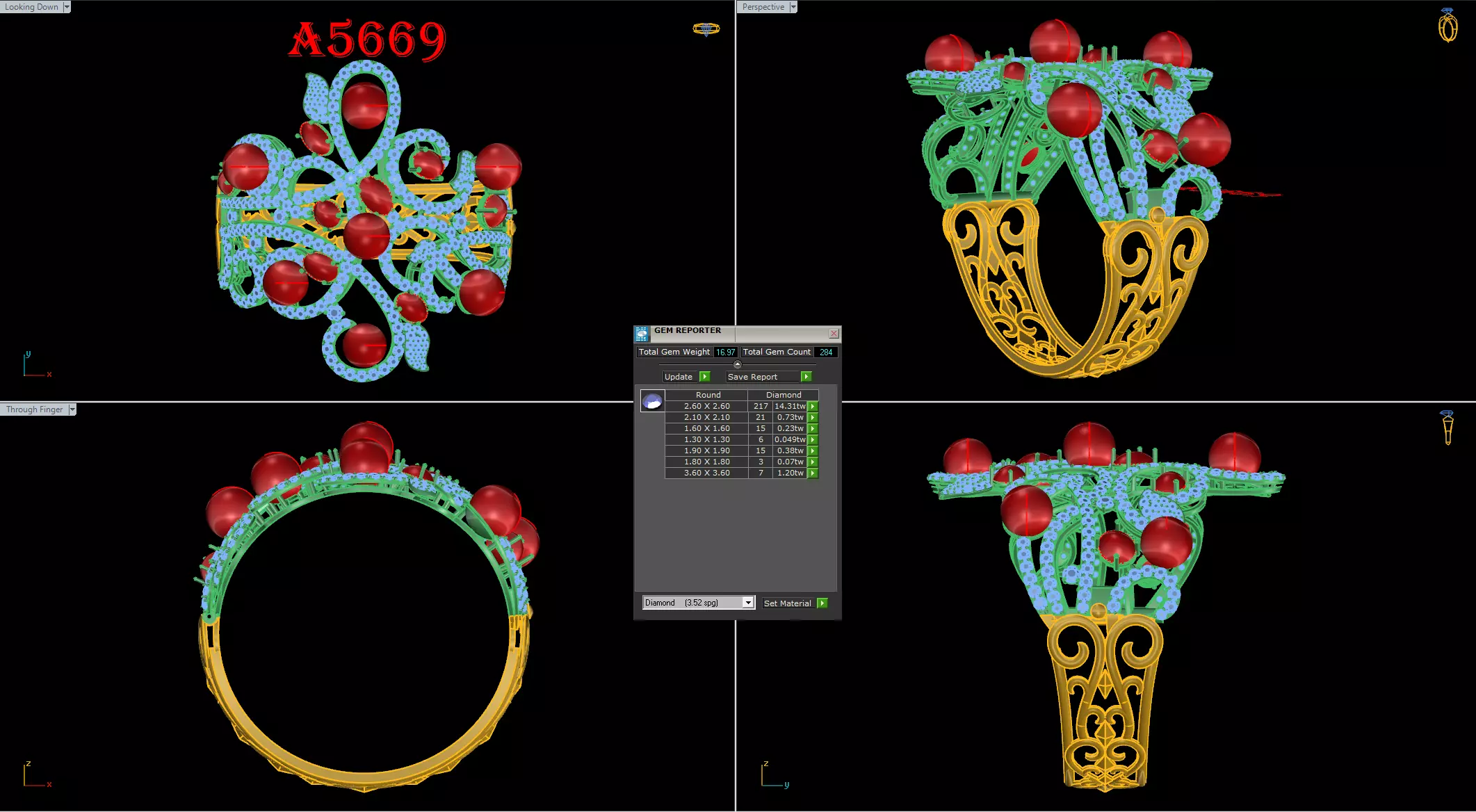 bangle bracelet 3D print model_0