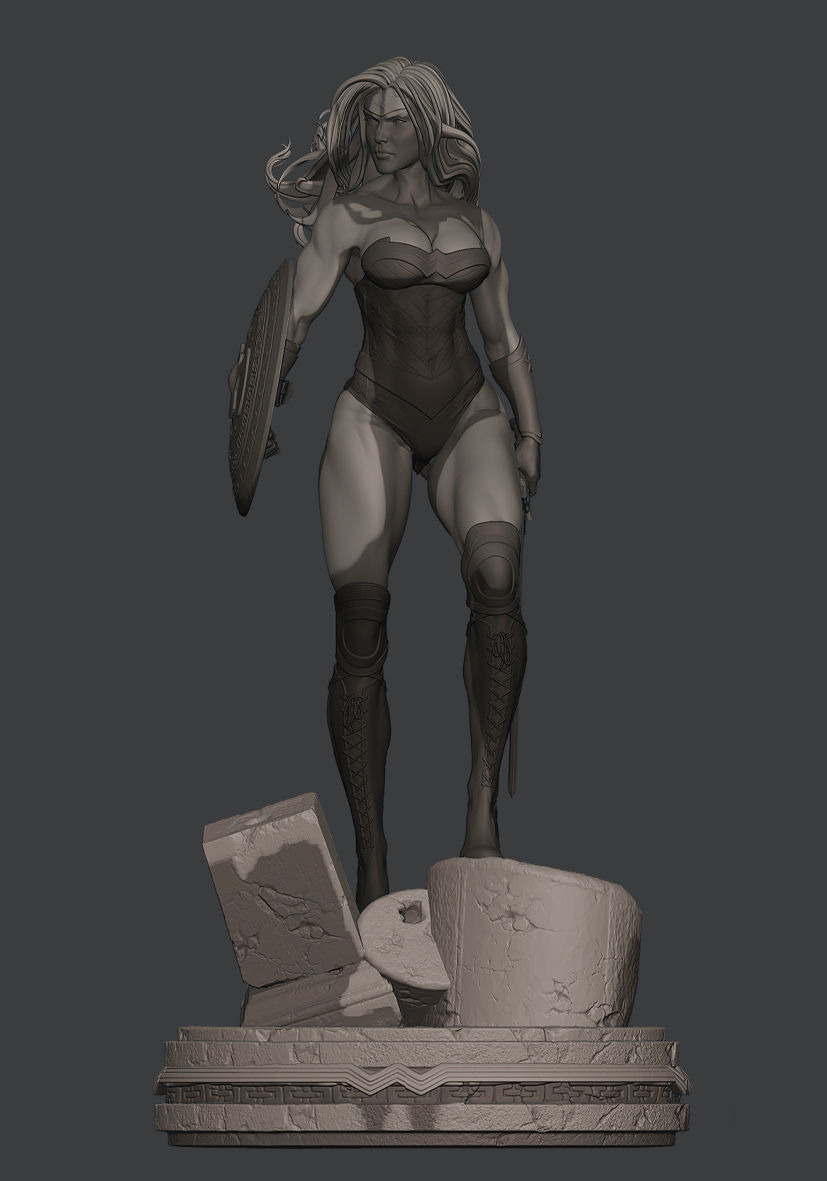 Wonder Woman de Themyscira 3D print model_26