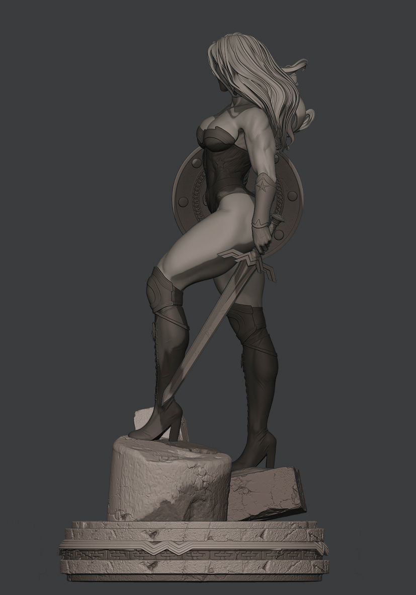 Wonder Woman de Themyscira 3D print model_19