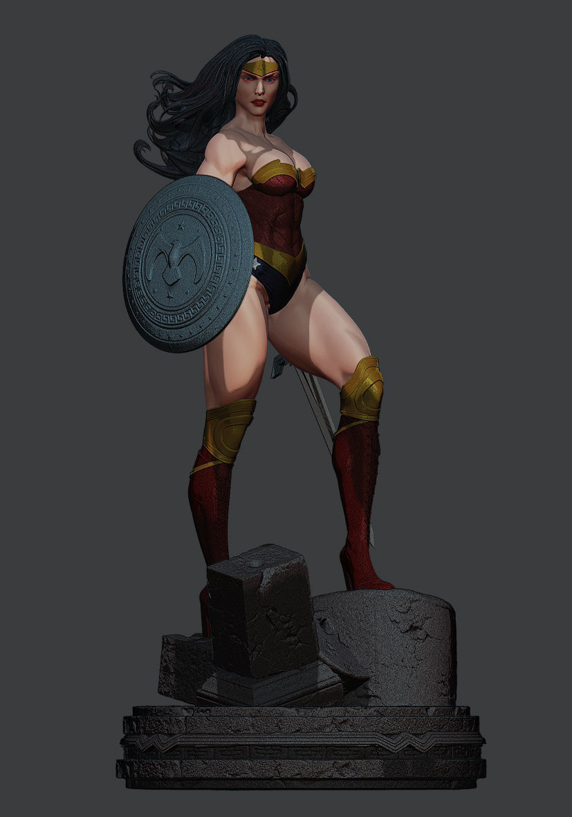 Wonder Woman de Themyscira 3D print model_14