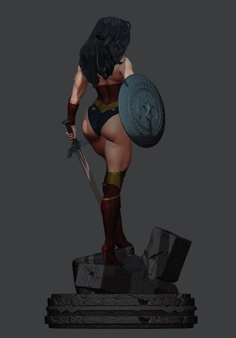 Wonder Woman de Themyscira 3D print model_12