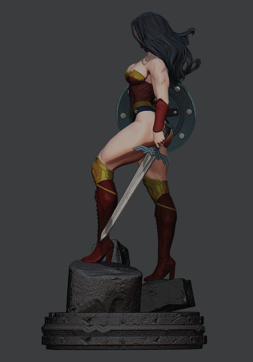 Wonder Woman de Themyscira 3D print model_17