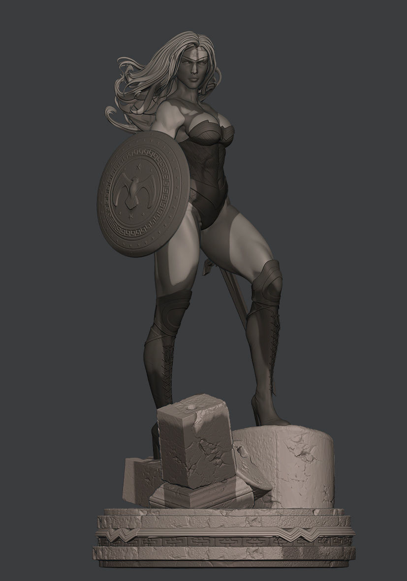 Wonder Woman de Themyscira 3D print model_25