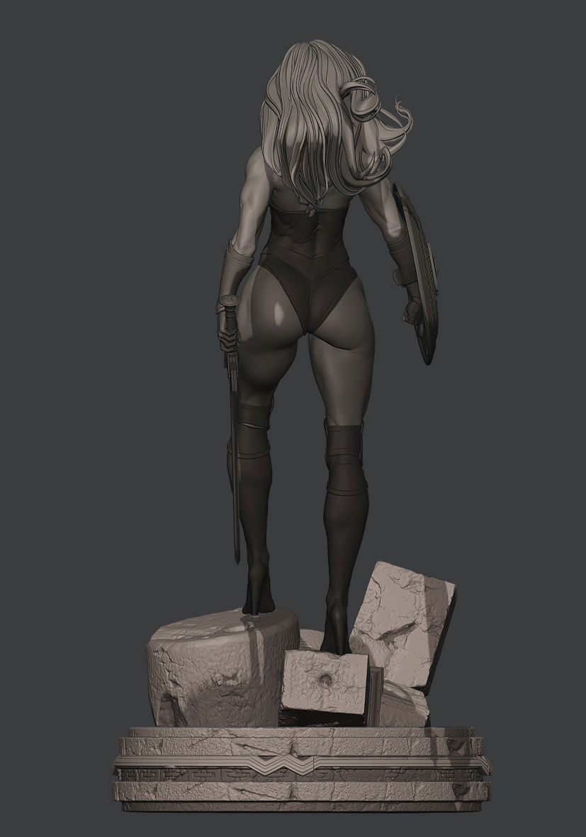 Wonder Woman de Themyscira 3D print model_24