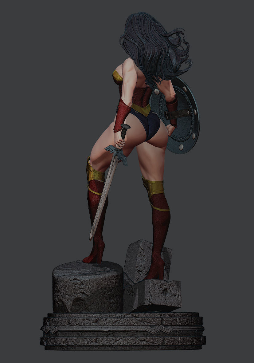 Wonder Woman de Themyscira 3D print model_15