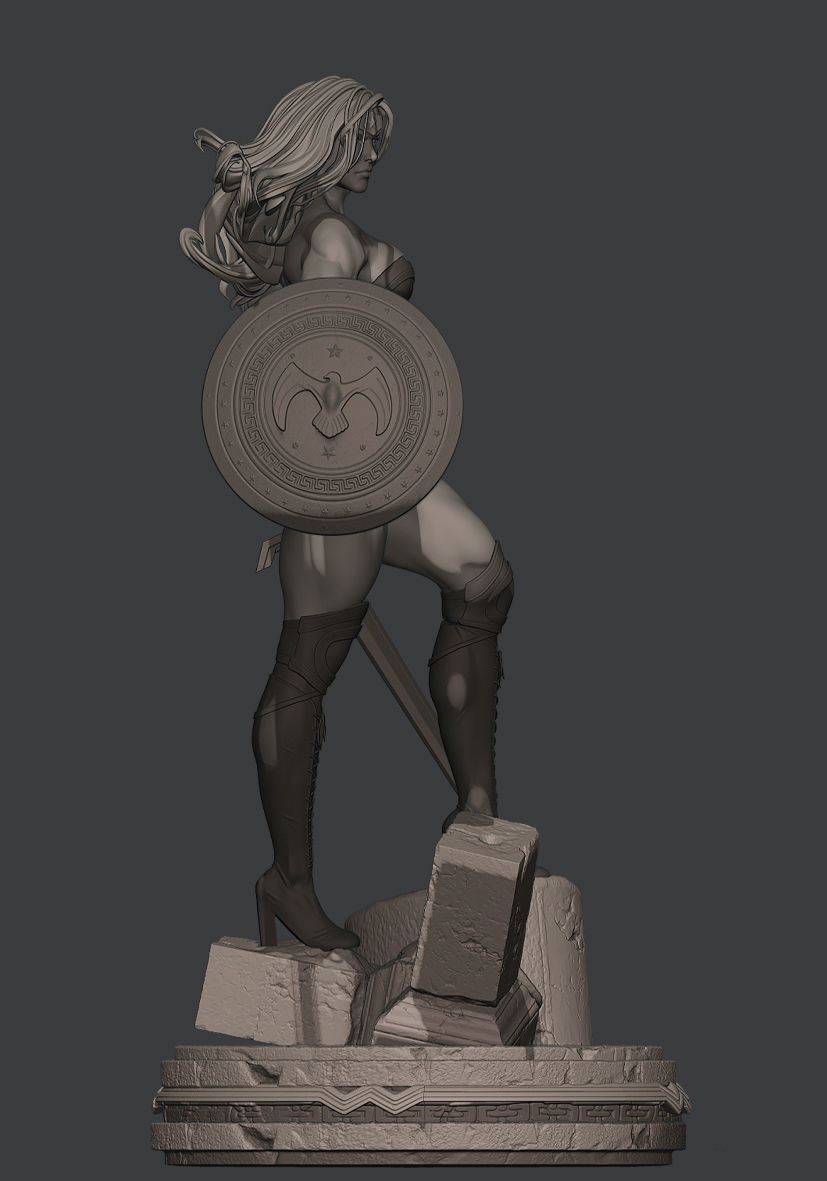 Wonder Woman de Themyscira 3D print model_22