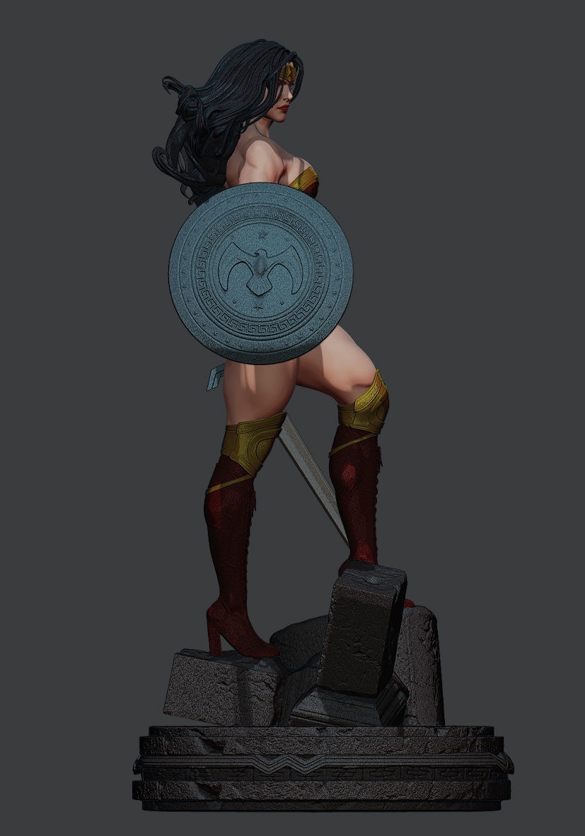 Wonder Woman de Themyscira 3D print model_11