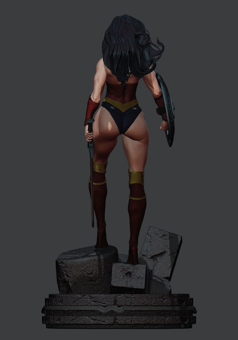 Wonder Woman de Themyscira 3D print model_13