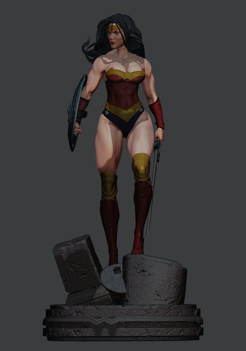 Wonder Woman de Themyscira 3D print model_16