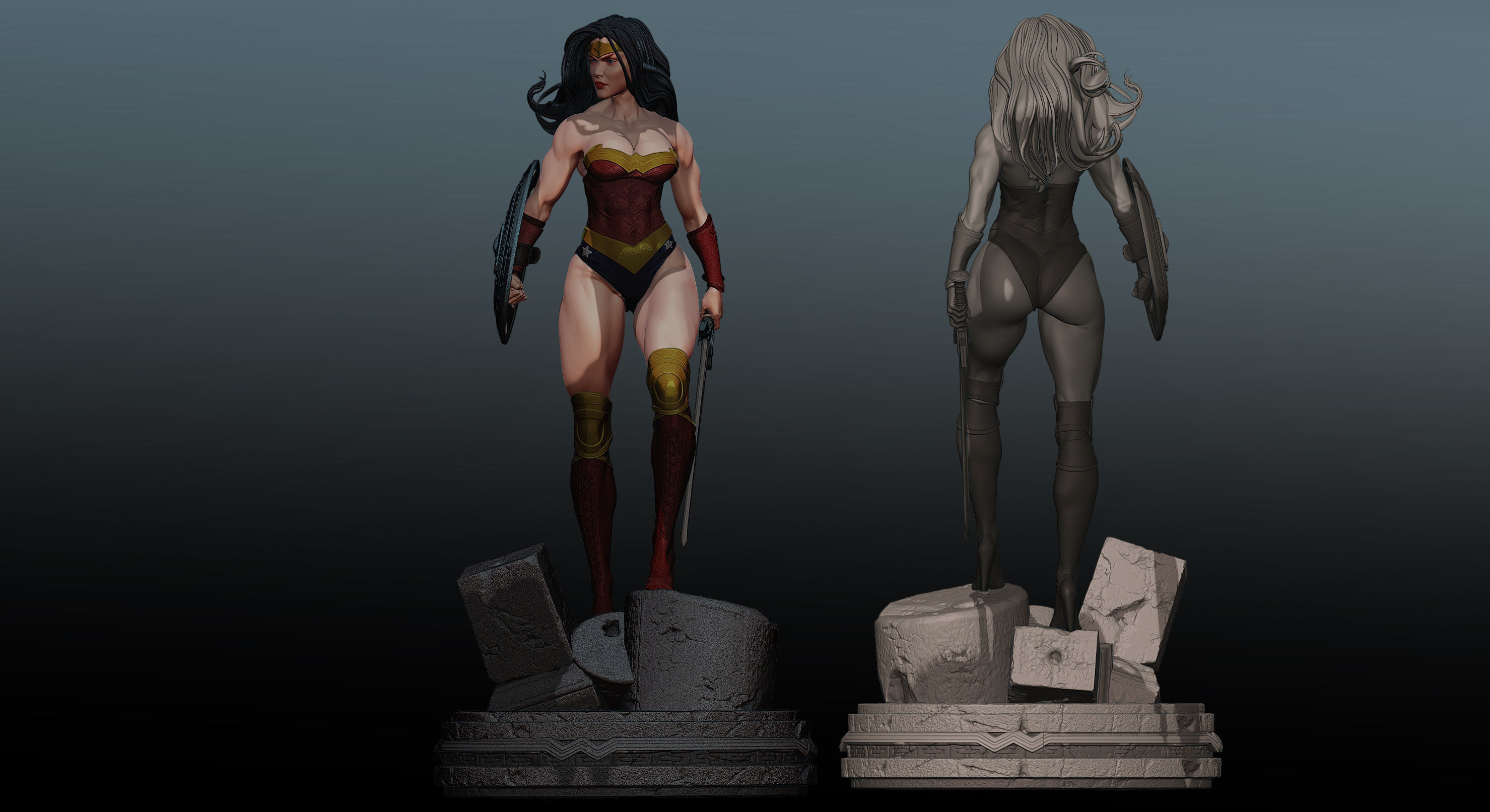 Wonder Woman de Themyscira 3D print model_5