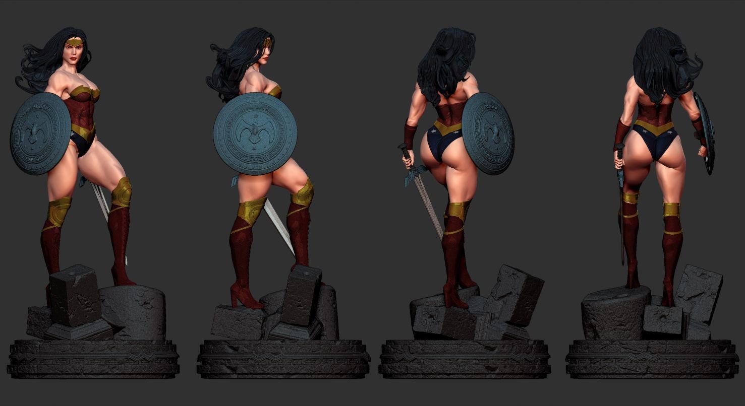 Wonder Woman de Themyscira 3D print model_10