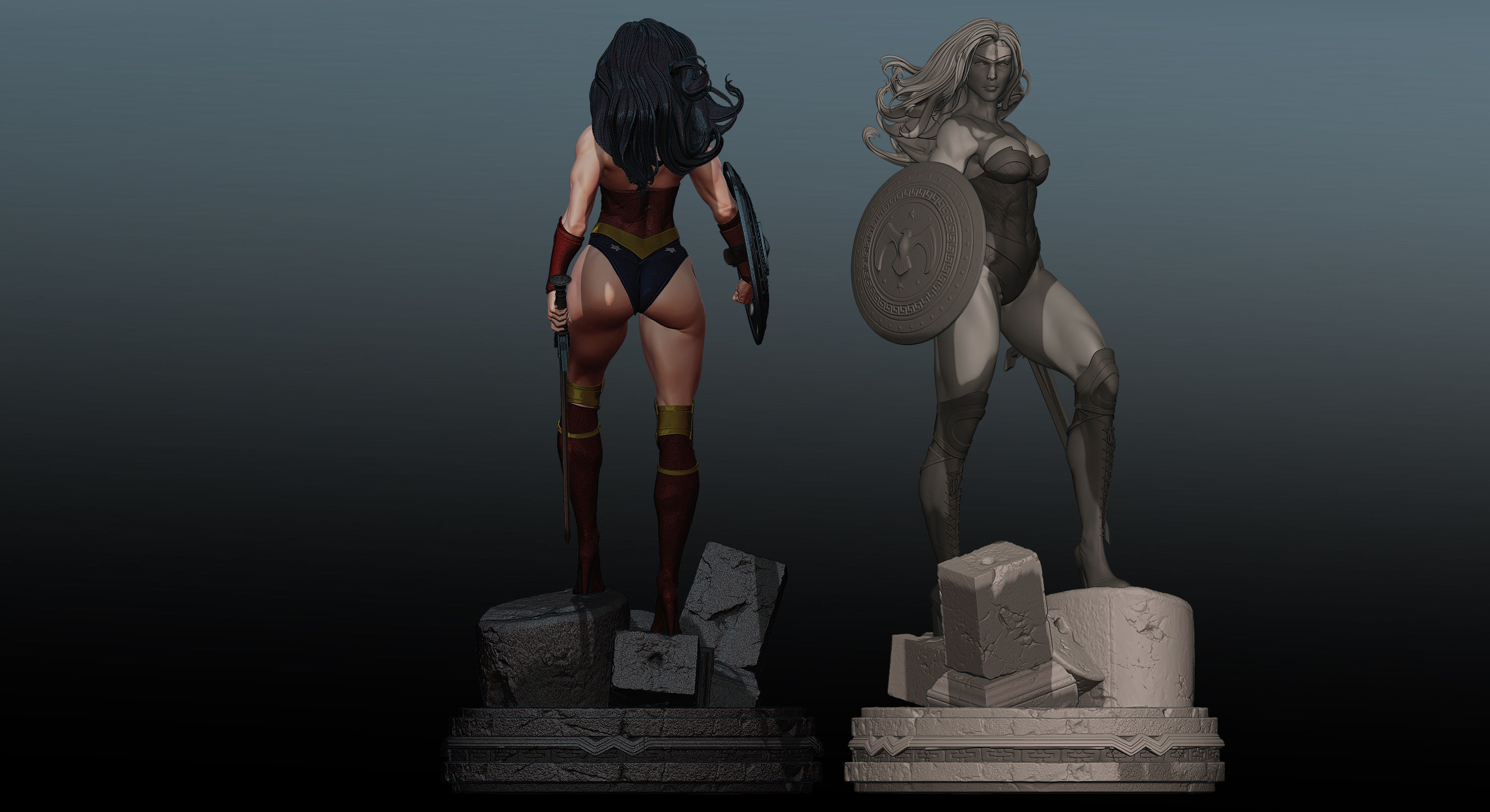 Wonder Woman de Themyscira 3D print model_6
